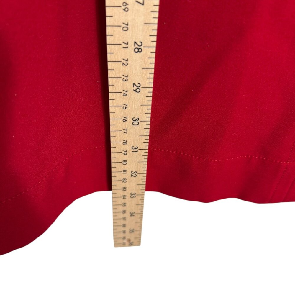 GAP Shift Dress XS Red V Neck Pockets Valentines Business Casual Sleeveless - Picture 10 of 11